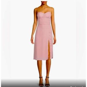 Socialite Dresses |Womens Size M Blush Pink Corset Bra Top Spaghetti Straps Midi